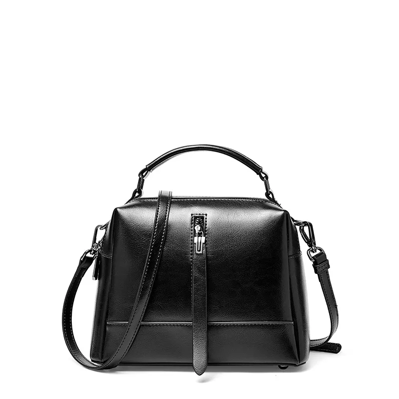 

RanHuang New Arrive 2020 Women's Genuine Leather Handbags Small Handbags Fashion Shoulder Bags Cow Leather Messenger Bags Black