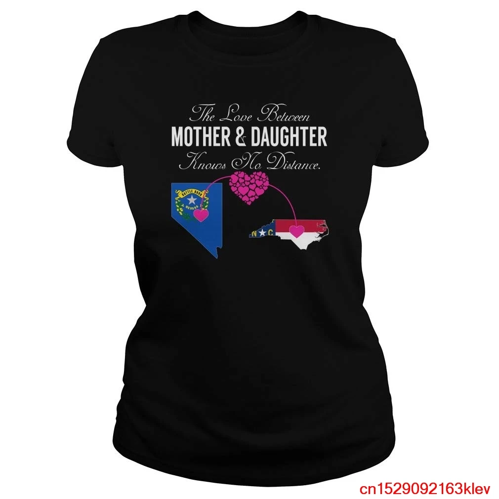 FGHFG/футболка унисекс с надписью Love Between Mother & Daughter Nevada North Carolina TFGHFG для мужчин и