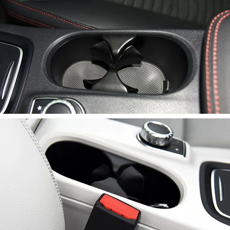Подлокотник коробка центральная консоль подстаканник вставка делитель для Mercedes-Benz a W176 W156 черный