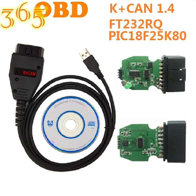 Диагностический сканер CAN Commander 1 4 для VW/Audi/Skoda/VAG K-line |
