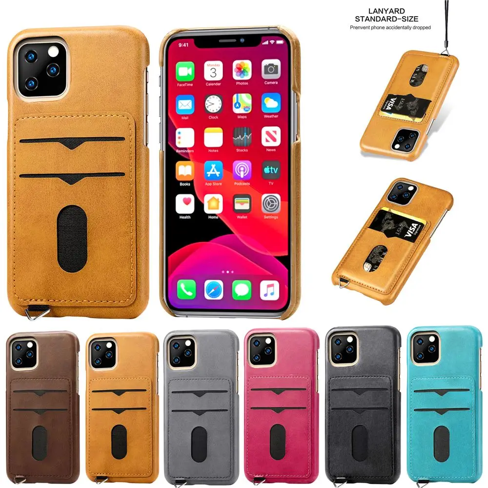 Для iPhone 11/11 Pro/11 Pro Max чехол для задней панели Тонкий из искусственной кожи Жесткий
