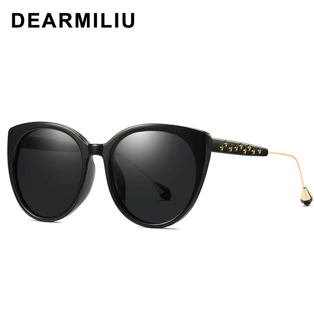 Женские солнцезащитные очки кошачий глаз DEARMILIU брендовые дизайнерские