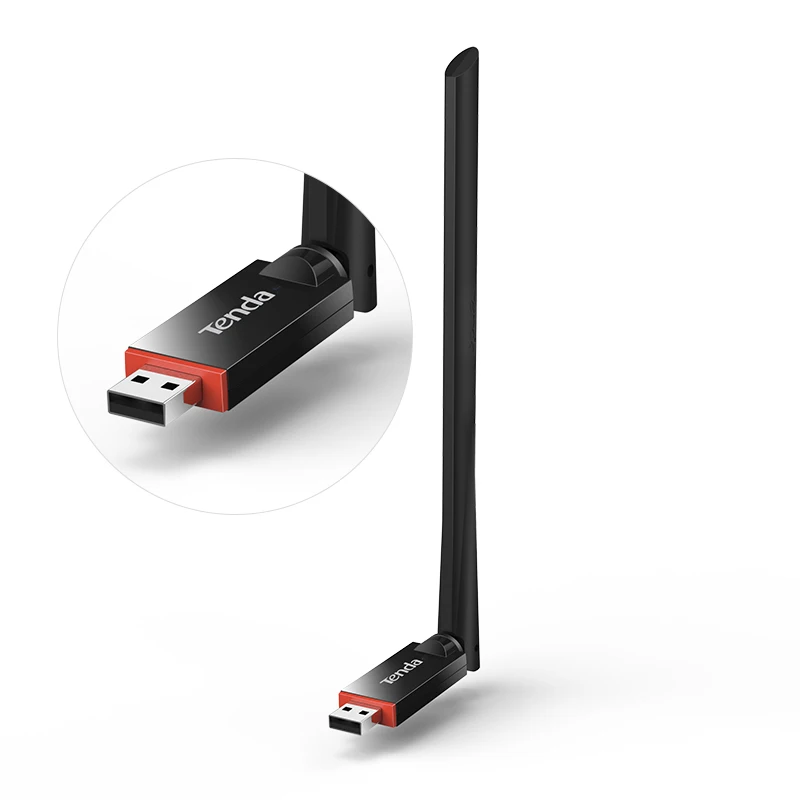 Беспроводной сетевой адаптер Tenda U6 300 Мбит/с USB Сетевая карта Портативная точка