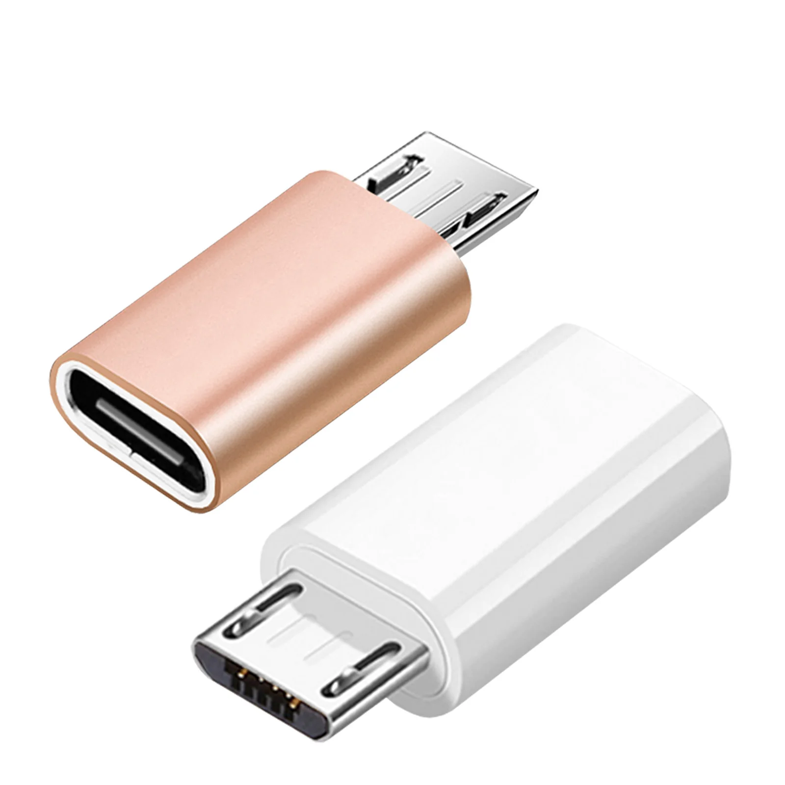 Мини 2 шт микро USB к typeC адаптер для Samsung S9 8 Note 10 Huawei телефон зарядное устройство Usbc C