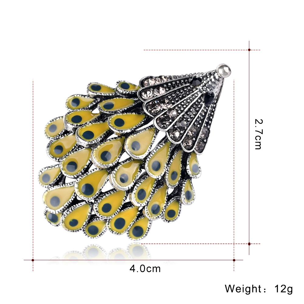 3 шт./лот модные эмалированные броши в виде ежика животных 2019 женская и Мужская