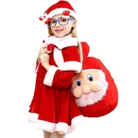 baby boy girl christmas santa claus christmas suit suit kids new year childrens clothing dress with bag set teen girl clothes