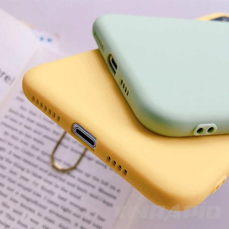 Силиконовый чехол ярких цветов для Xiaomi mi 9T CC9 9 SE 8 Lite A3 на красную 7A 8A Note 8T 10 6 7 Pro k30 Red