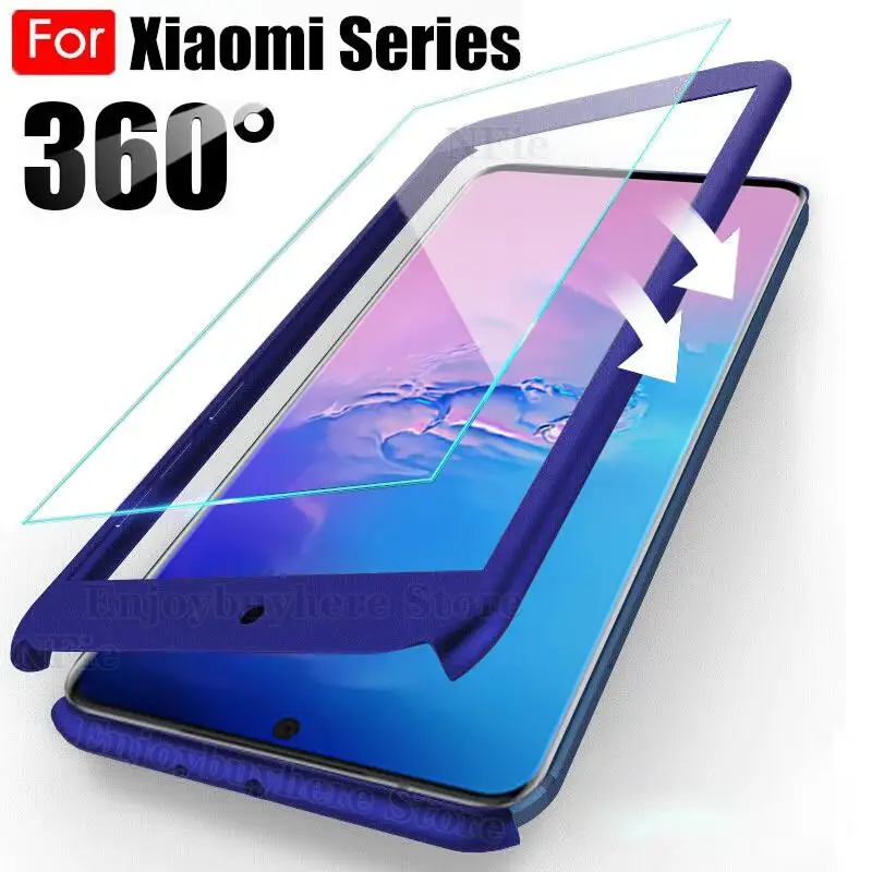 Противоударный чехол с полной защитой 360 градусов для Xiaomi POCO M3 X3 Mi9T Redmi Note 9S 9 Pro Max 7 8