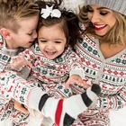 Комплект одежды для мамы, сына, дочери, папы, одинаковая Пижама, 2021, рождественские пижамы для всей семьи