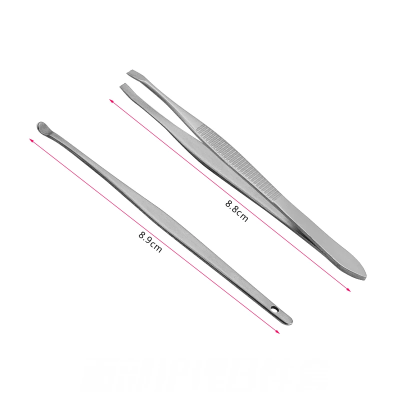 8 шт. набор инструментов для удаления чёрных точек на ногтях|scissors black|scissors 6comedone