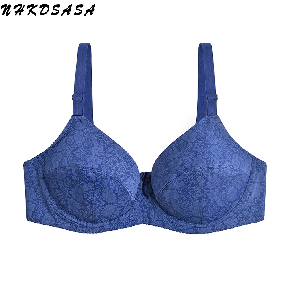 

женское белье 2020 Bralette Топ женский комфортный большой однобортный Дамский без косточек минимайзер бюстгальтер размера плюс нижнее белье пу...