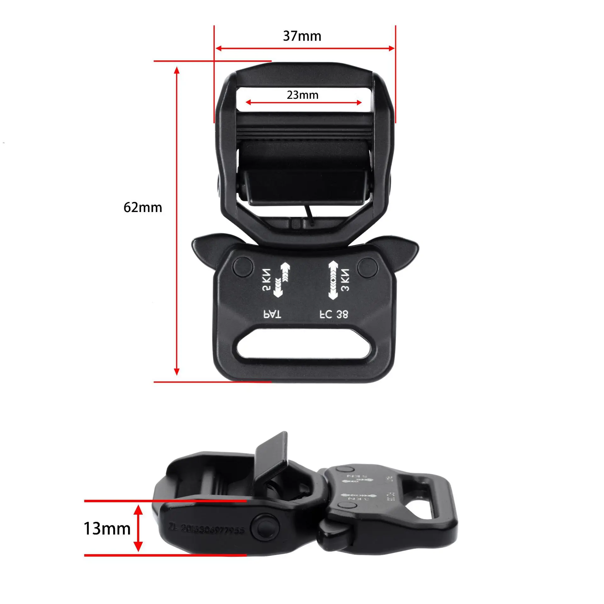 2020 новые сделанные из цинкового сплава высокой прочности тянуть пряжки