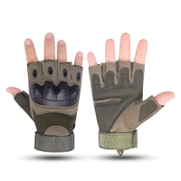 half fingerless tactical gloves military gloves men paintball airsoft motorcycle riding fitness hiking bicycle army mens gloves