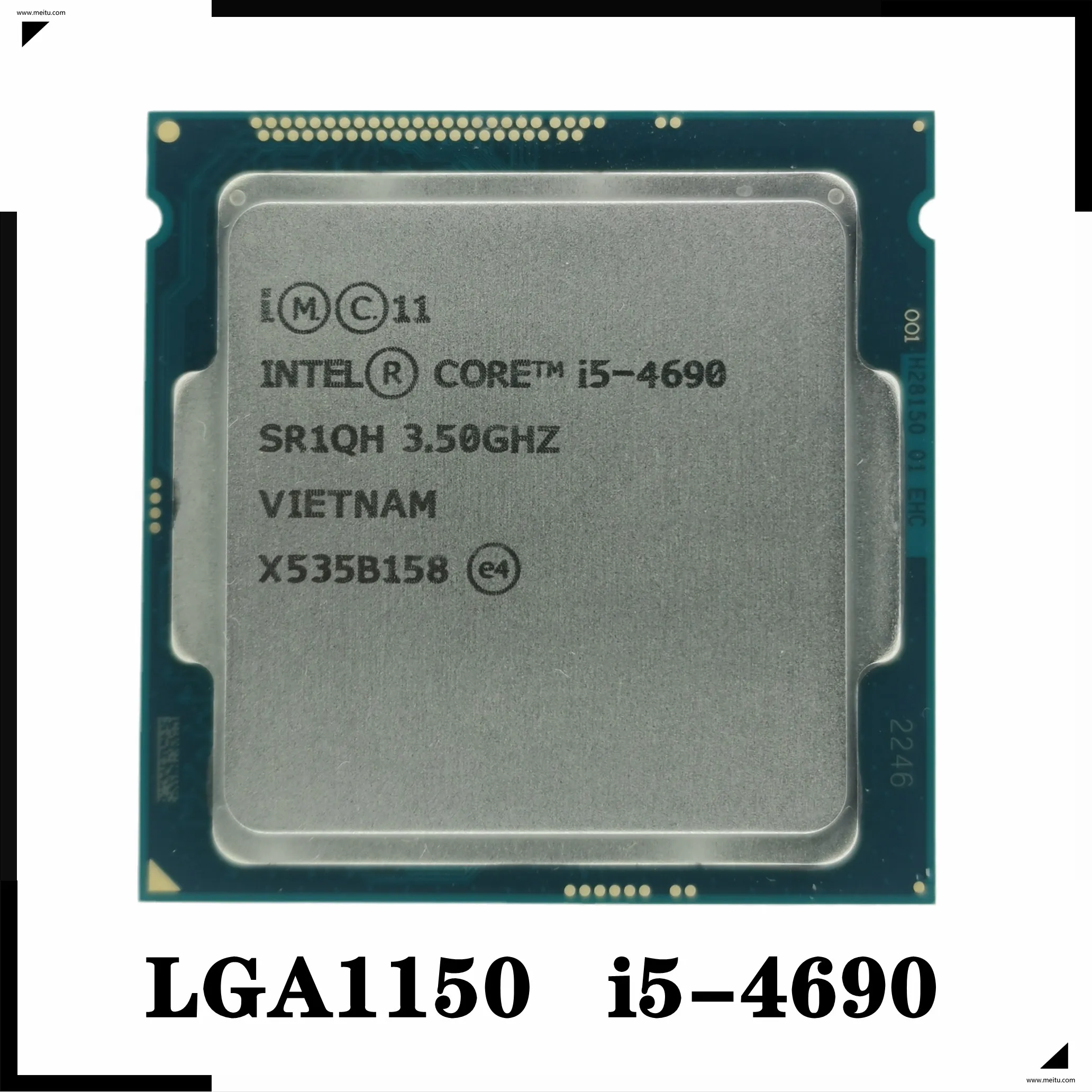 Рабочая станция ЦП i5-4690 i5 4690 3 5 ГГц четырехъядерный ЦПУ процессор 6 Мб 84 Вт LGA 1150 для