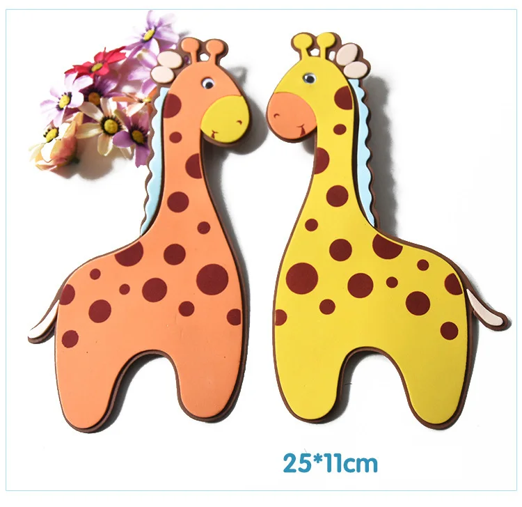 Декоративные материалы из пенопласта с изображением животных для детской