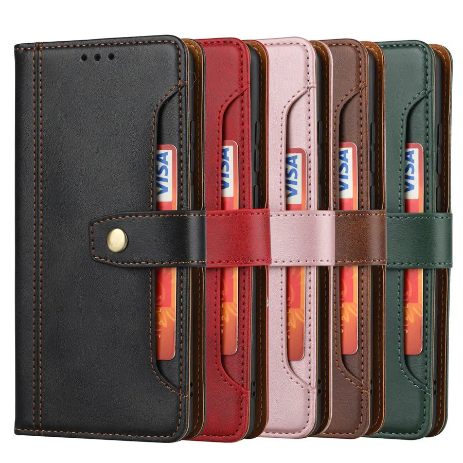 

REDMI Note 9S Flip Leather Card Slot Case For Xiaomi Redmi Note 9 Pro Max Magnetic Wallet Retro Cover Red Mi Note 9 Pro Coques