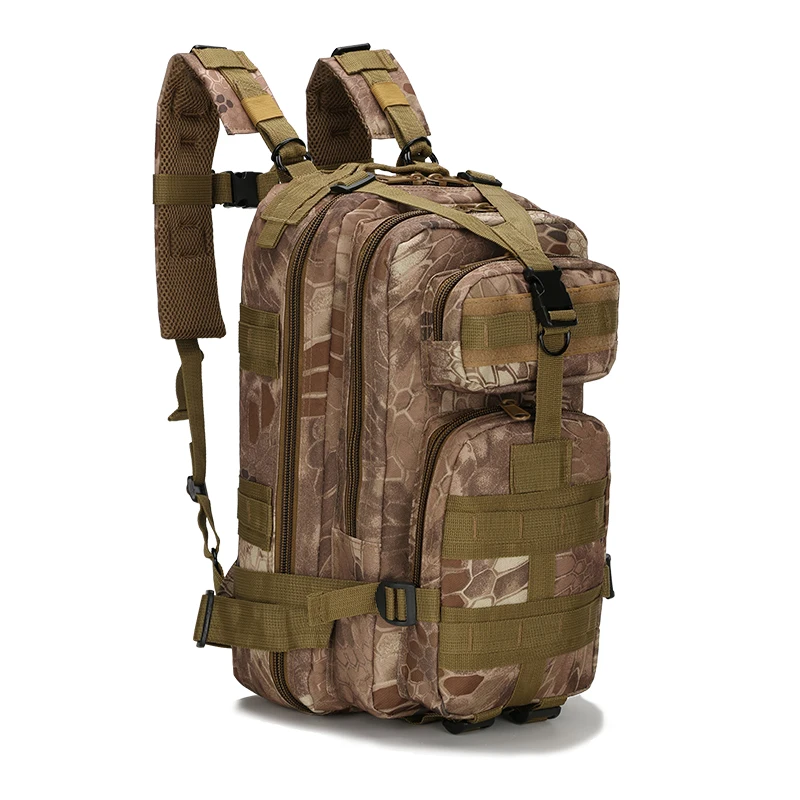 

30L Outdoor Hiking Camping Bag Army Military Tactical Climbing Trekking Storage Rucksack Backpack Camo Molle Pack