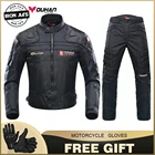 Мужской мотоциклетный комплект из куртки и брюк, ветрозащитная мотоциклетная куртка и брюки