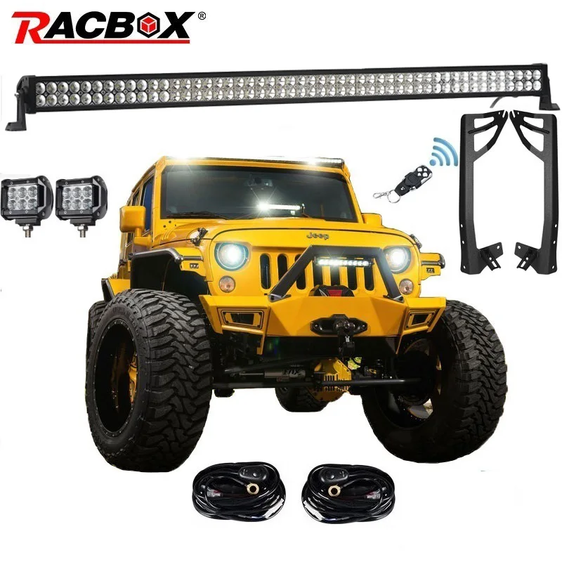Светодиодная световая панель RACBOX 52 дюйма 300 Вт 4 дюймовый светодиодный фонарь