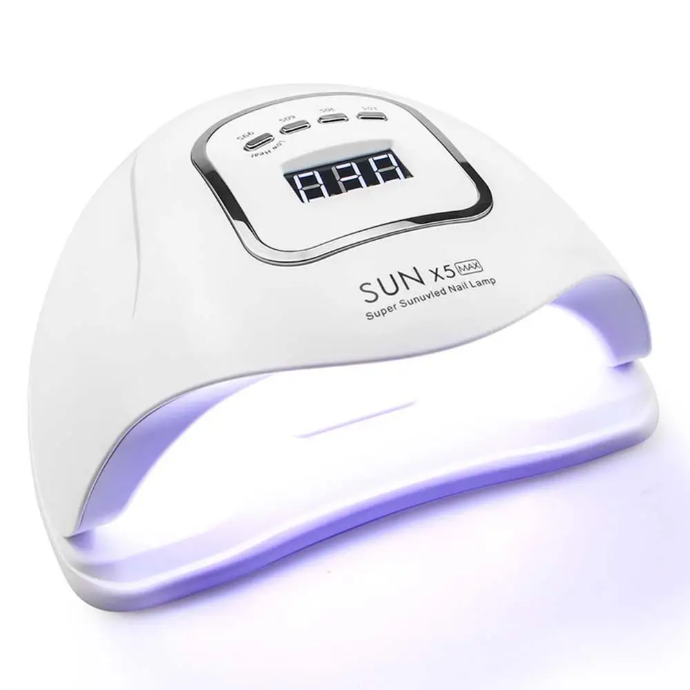 80W SUNX5 MAX 80 Вт портативная ультрафиолетовая лампа SUNXplus Светодиодная лампа для сушки ногтей для всех гель-лаков двойная мощность быстрая сушка с автоматическим датчиком умное управление - Цвет: 80W SUNX5 MAX