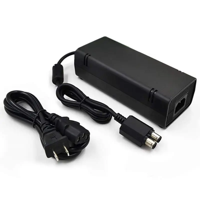 

for Xbox 360 Slim AC Adapter Power Supply Brick Power Supply 135W Power Supply Charger Cord for Xbox 360 Slim Console 100-120V-B