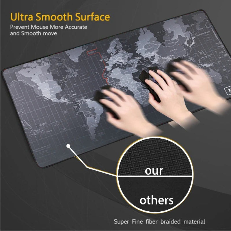 Небольшой большой коврик для мыши pbpad store игрового плеера настольного ноутбука