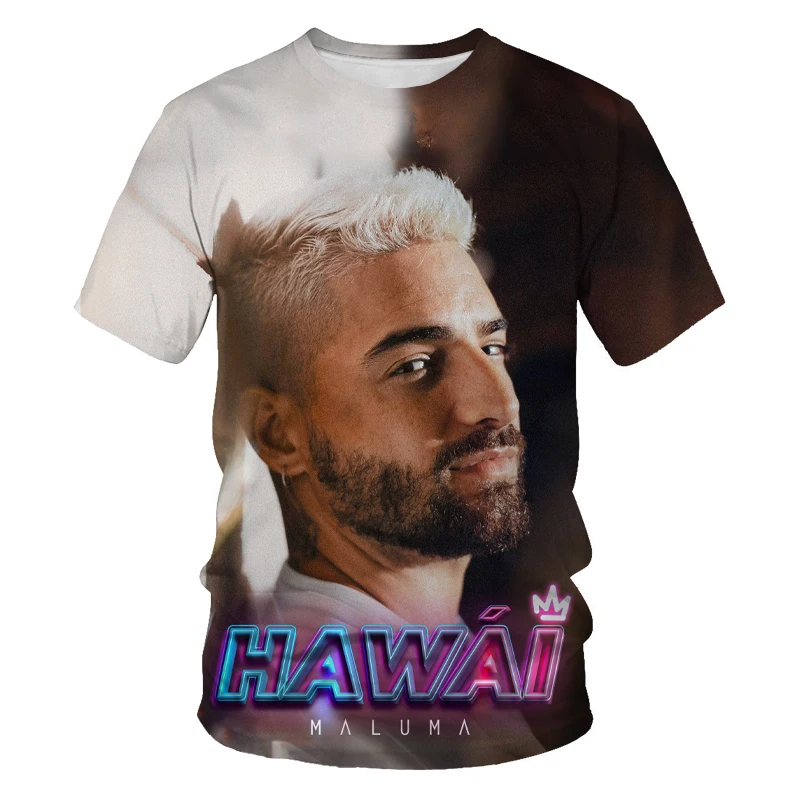 

2021Summe Men's New O-neck Short Sleeve 3D Printing Printing Star Character Fashion Outdoor Casual Daily T-shirt Girl Streetwear