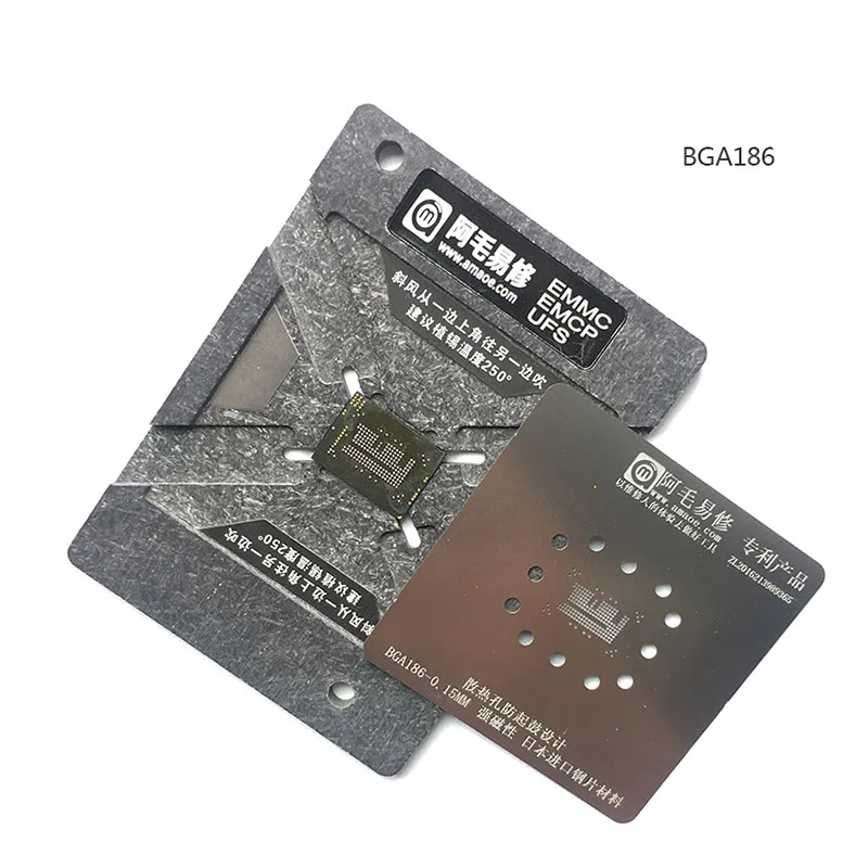 EMMC EMCP UFS реболлинговая платформа BGA153 BGA162 BGA169BGA254 трафаретная Заводская Оловянная