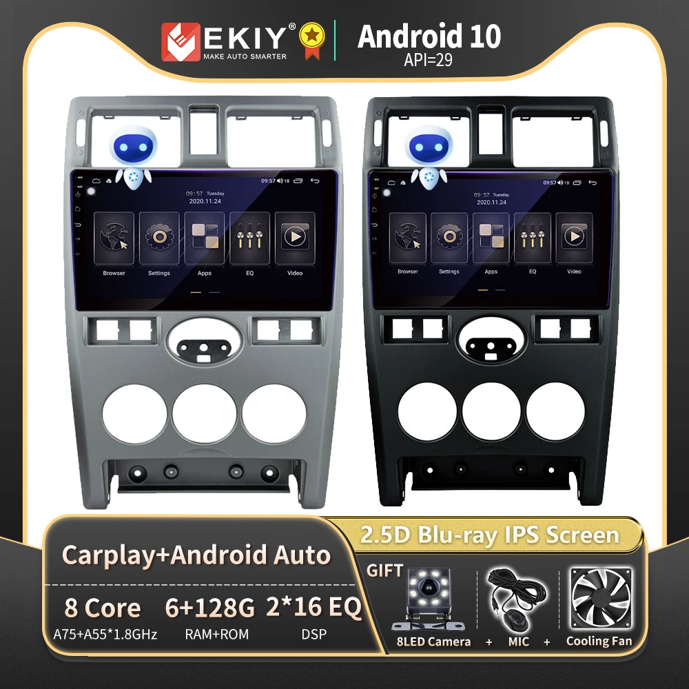 $109.74 EKIY T900 Android 10 Car Stereo Receiver For LADA Priora 2007-2013 Radio Multimedia Touch Screen Navigator Vehicle GPS No 2 Din