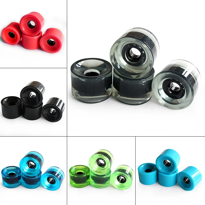 

82A Durable 72 CM Longboard Wheels Skate Roller Skateboard Part Wheels Upgrade Replacement Material PU