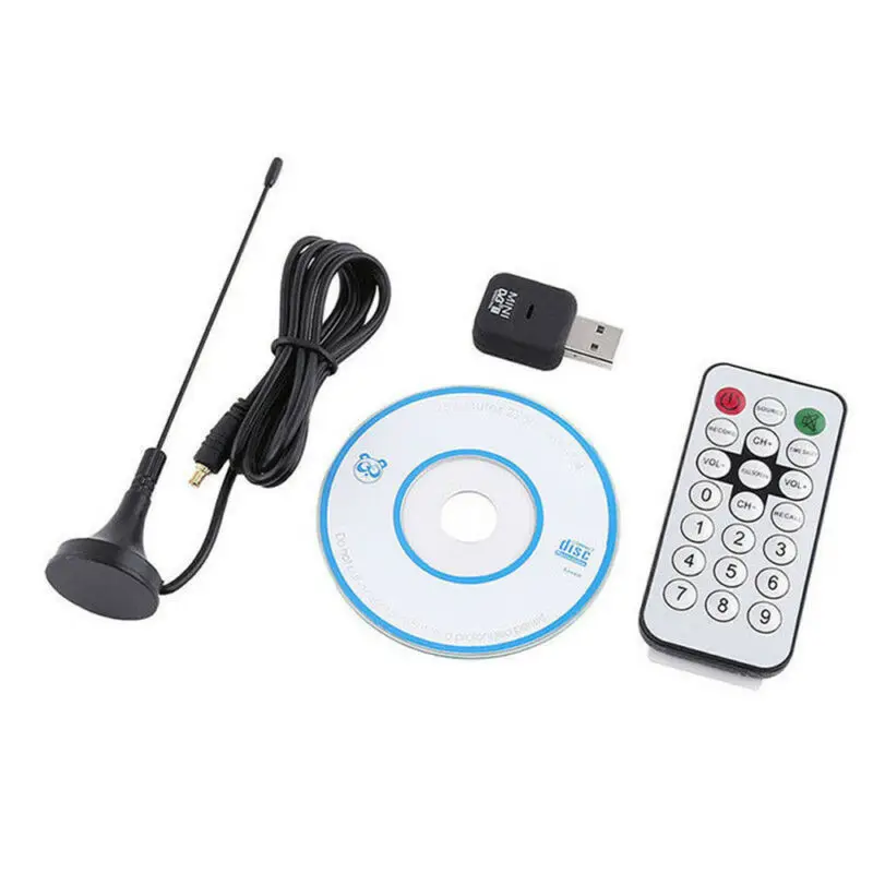 Новый USB 2 0 цифровой DVB-T SDR + DAB FM HD tv Stick антенна тюнера ключ видео 3E30 | Электроника