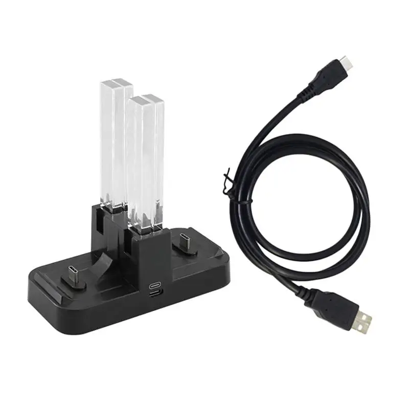 

4-slot Controller Charger Dock Compatible for Switch Pro Charging Station Stand