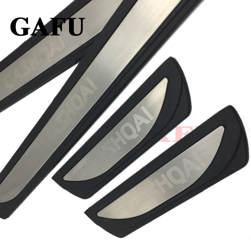 Порога Накладка гвардии нержавеющая Защитная Наклейка для дверных порогов Nissan