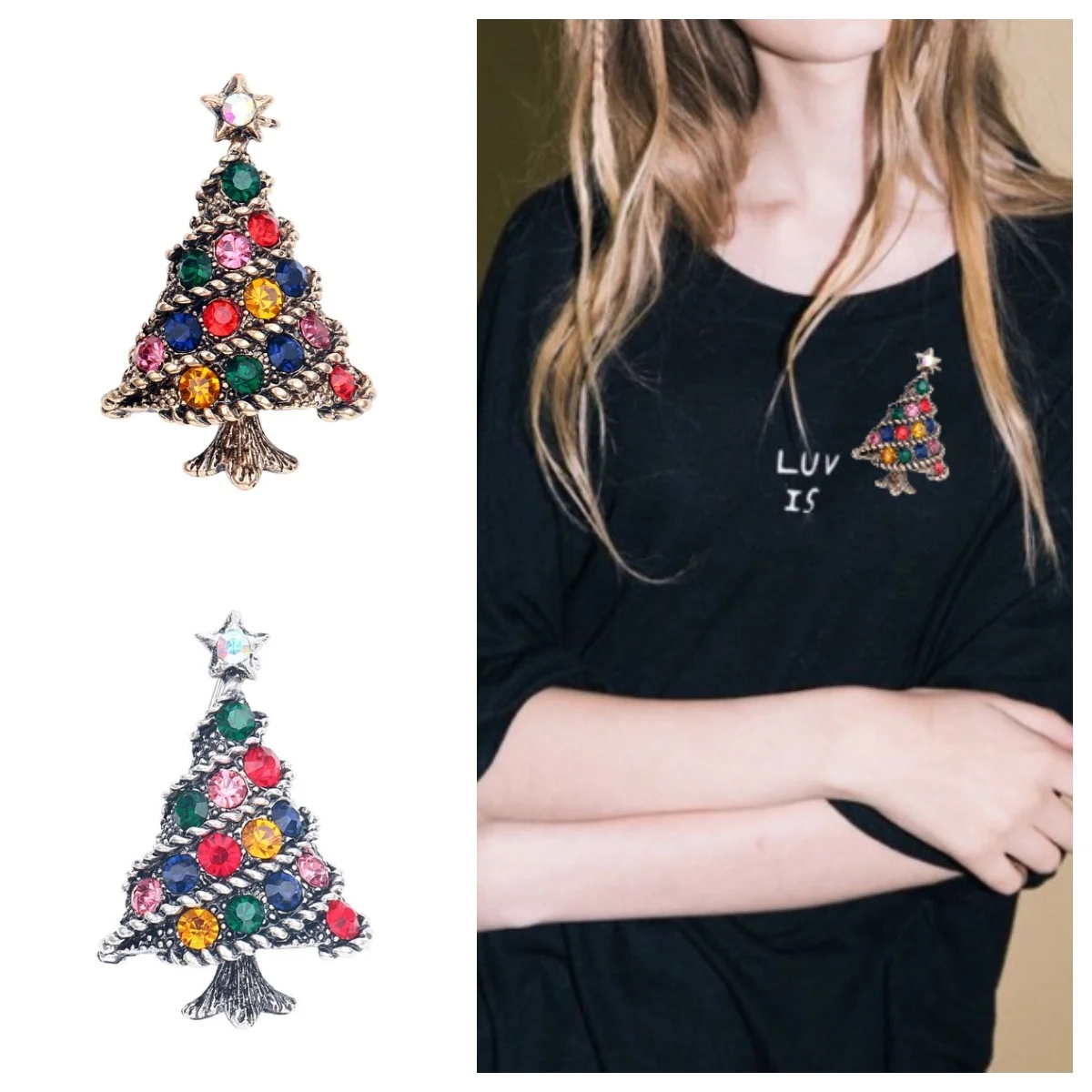 Продукция рождественская елка брошь украшение рождественские украшения