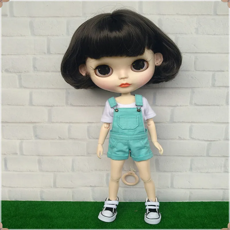 Blyth короткий нагрудник Озон штаны 1/6 кукольная одежда (подходит для Licca Момоко OB
