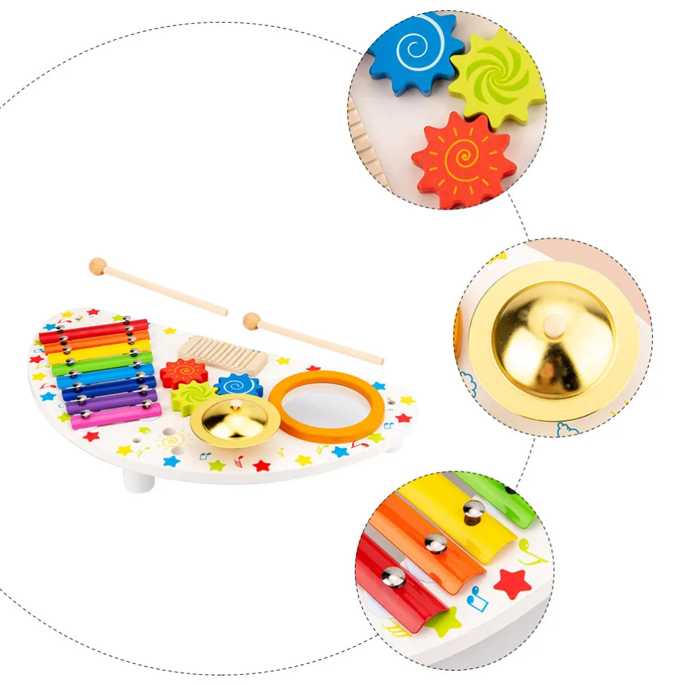 

1 Set of Multifunctional Musical Kids Drum Musical Enlightenment Instrument