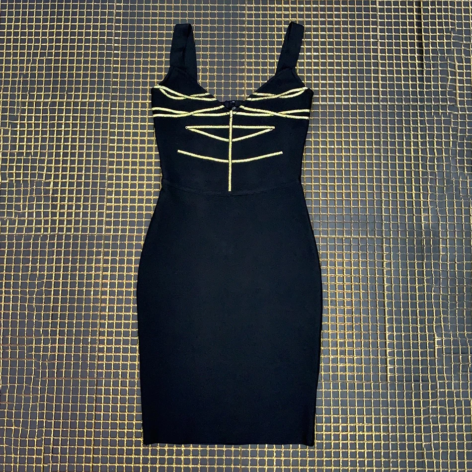 

UpAvonu 2020 New Women's Sexy Bandage Dress Summer Sleeveless Spaghetti Belt Stretch Fitness Club Party Dress Bodycon Vestodos