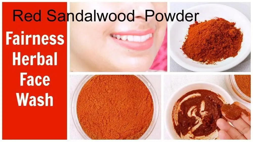 Порошок красного сандалового дерева класса А 100% чистый и натуральный