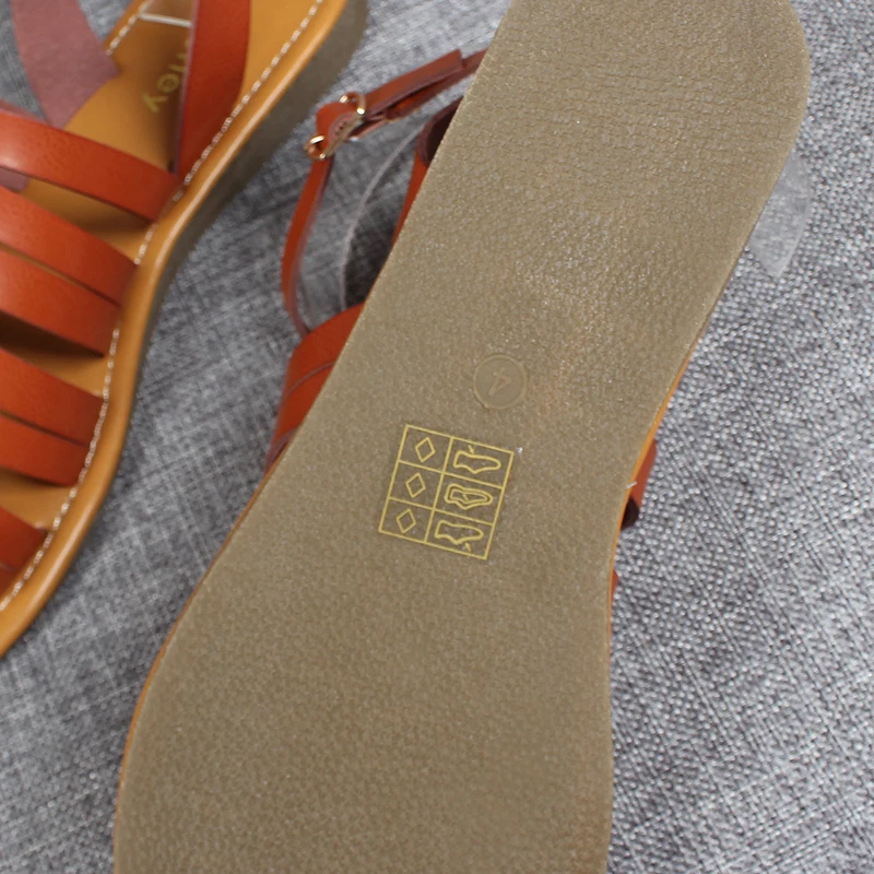 

Beige Heeled Sandals Ankle Strap All-Match Flip Flops Platform 2021 Summer Large Size Female Shoe Black Corrective Fashion Big F