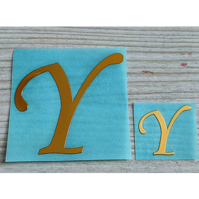 

1 Set Epoxy Resin Mold Filler 26 Letters UV Filling Stickers DIY Crafts Making Filler Decal DIY Art Crafts Decorations