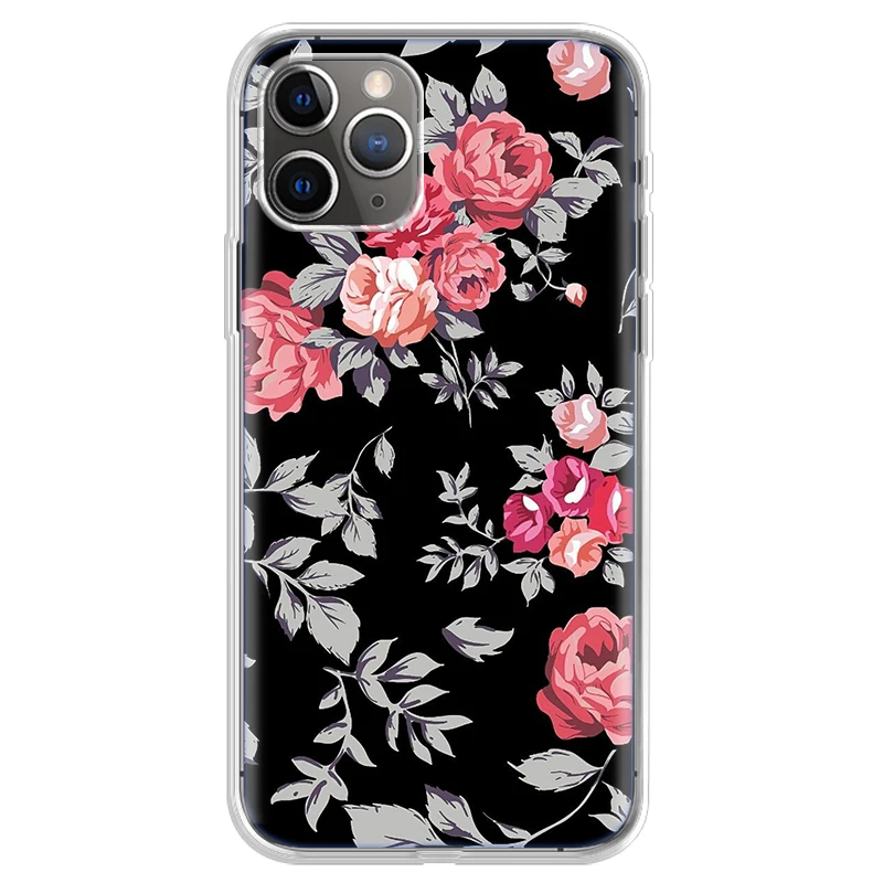 Чехол для IPhone 11 Pro Max 12 Mini XS XR XSMAX 5 6S 7P 8 Plus прозрачный SE 2020 задняя крышка A138|Бамперы| |
