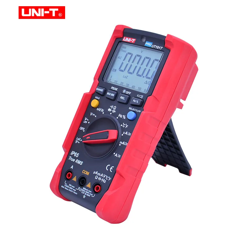 UNI-T портативный мультиметр UT191T с функцией True RMS Дисплей 6000 Постоянный/переменный