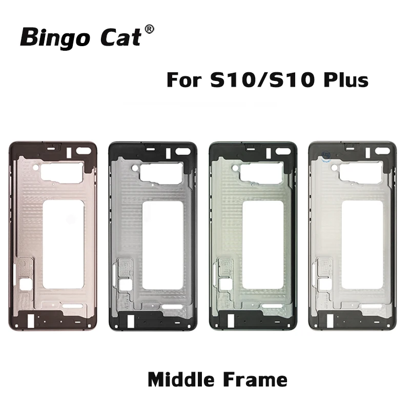 Оригинальное качество ободок средней рамки корпуса Запасные части для samsung S10 Plus