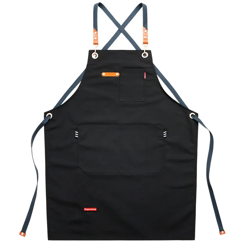 

New Cooking Apron for Chef Women Men with Tool Pockets Heavy-duty Grilling BBQ Aprons Professional for Kitchen and Workshop