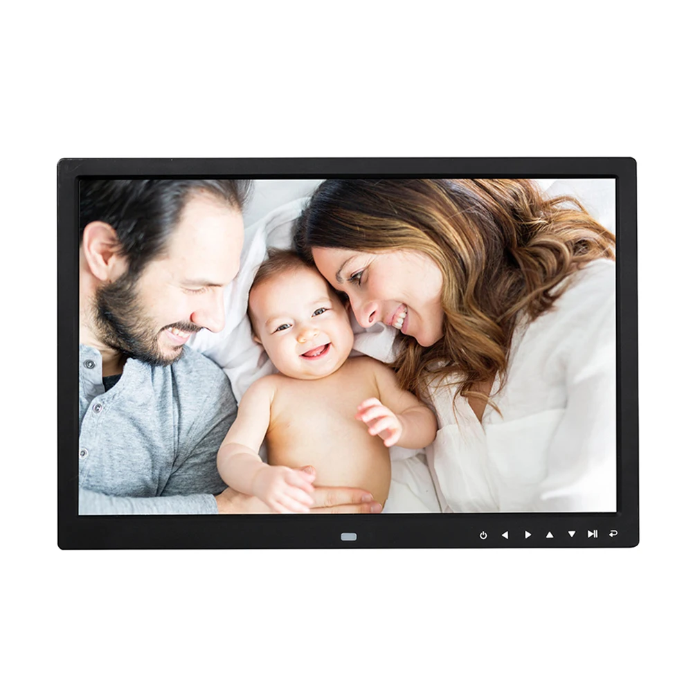 

ALLOYSEED 17-inch HD Touch Button Digital Photo Frame Portable 1440*900 HD display digital photo frame electronic photo album