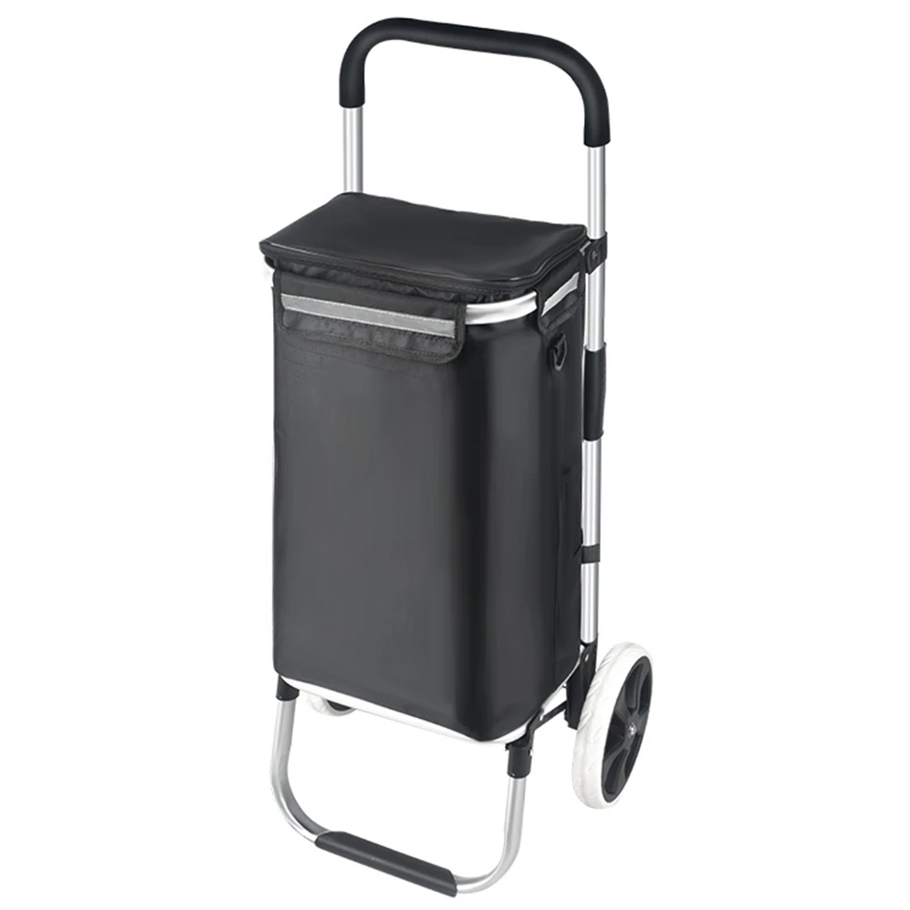 

Stair Climbing Shopping Cart and Bag for Groceries with Tri-Wheels Swivel Handle