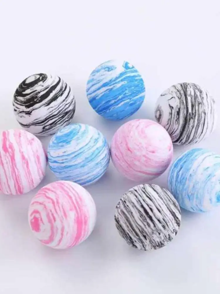 

Indoor golf ball golf practice balls soft golf light Mirage universe camouflage ball EVA colors Training 3 Foam Golf Aids J7E7