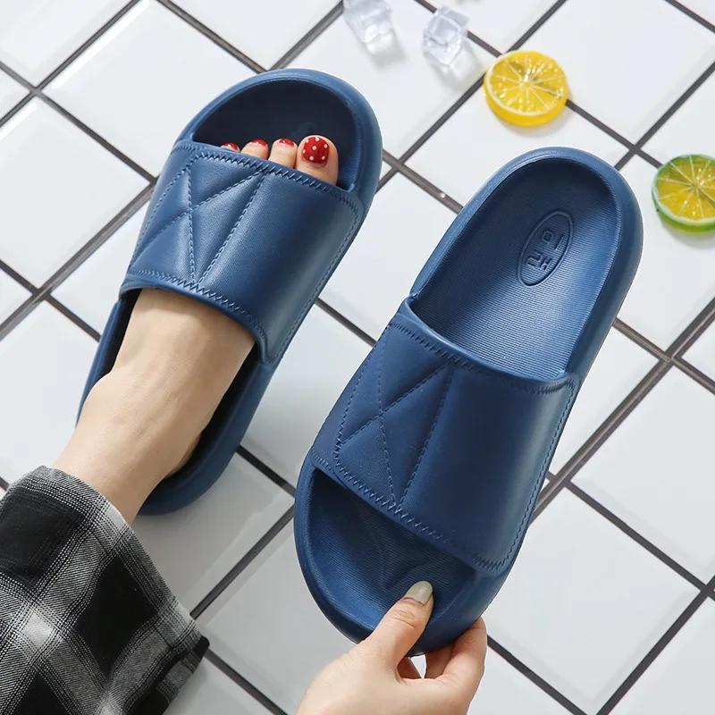 

2021Unisex Slippers Women Men Shoes Summer Bathroom Slipper Couple Indoor Sandals Fashion Home Slippers Non-slip Floor Flip Flop