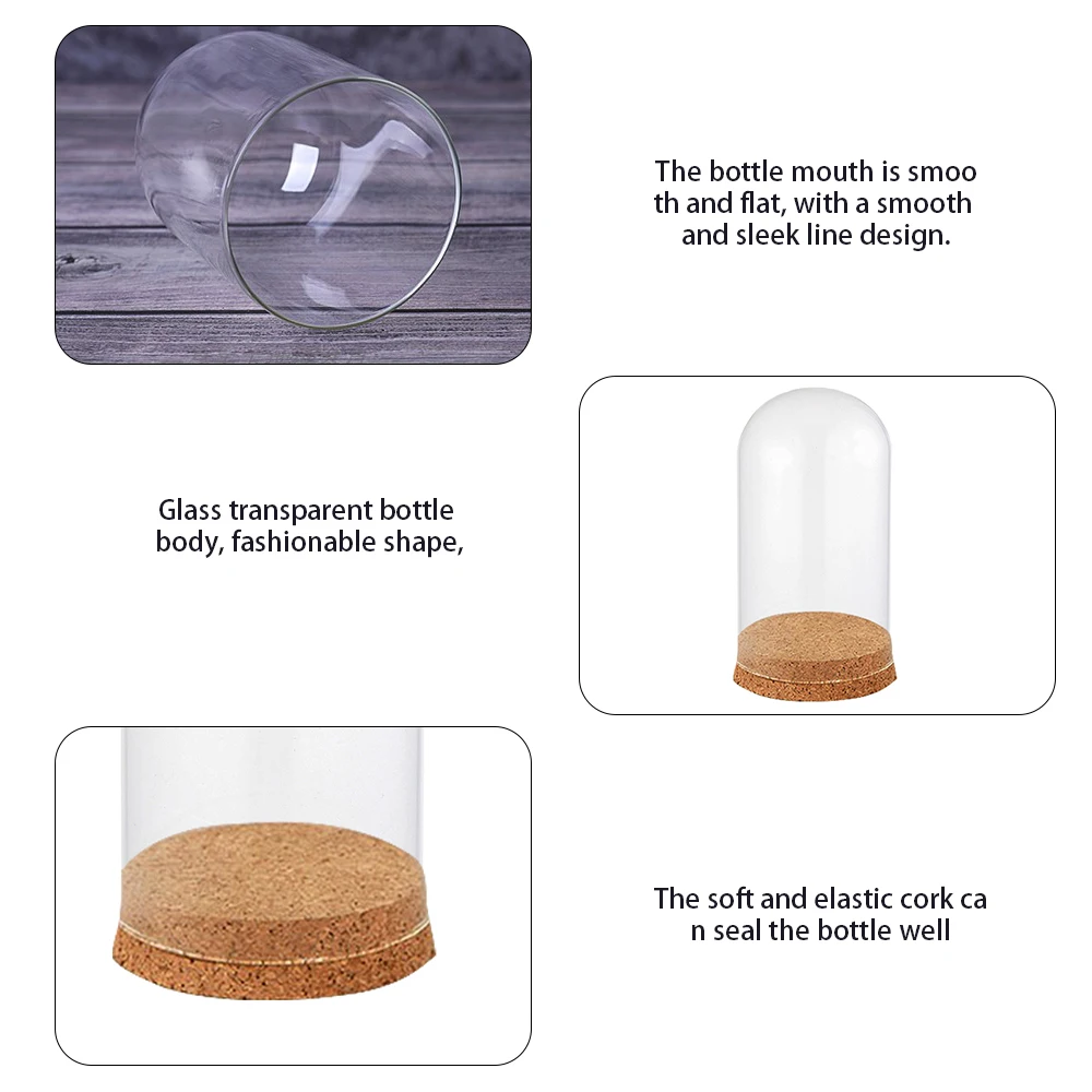 Стеклянная купольная крышка для цветов суккулентов Ландшафтная ваза контейнер