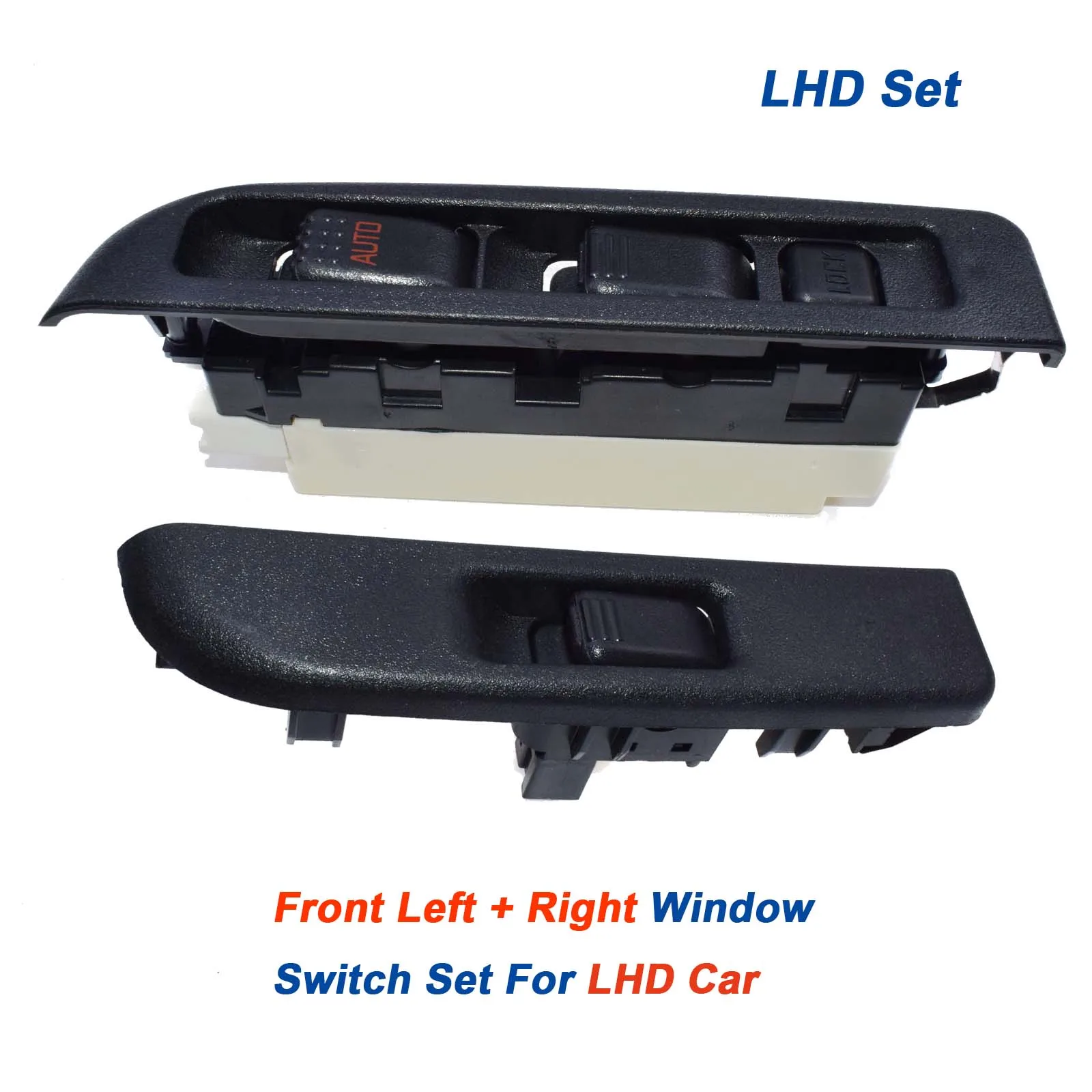 1 Set LHD WOLFIGO LHD/RHD передний левый правый переключатель стеклоподъемника для ISUZU NPR66/70PL NKR NQR70 NHR 24V 8973151840,8981472360 98147236-0 - Цвет: 1 Set LHD
